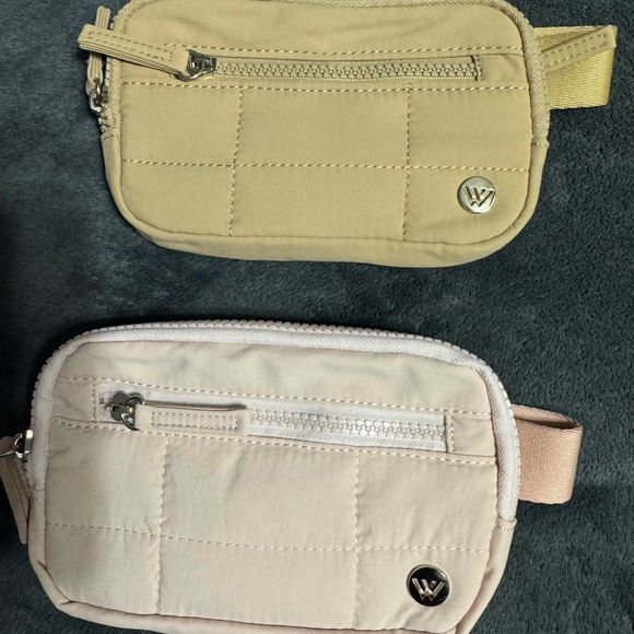 Westbronco Elegant Pink and khaki  Quilted Shoulder Bag and wallets - Picture 7 of 8